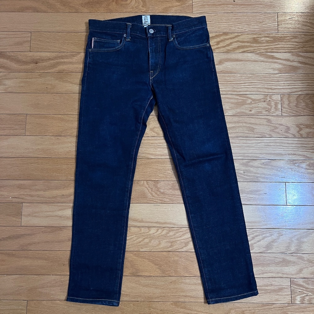 Slim Straight Men's Jeans in Deep Indigo